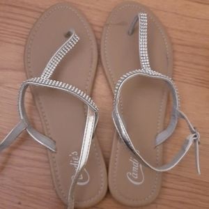 Bling thong sandals
